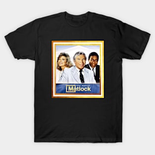 Matlock TV Show Gold BLK T-Shirt